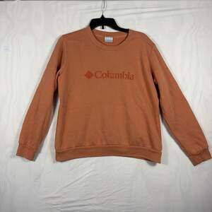 Columbia Sportswear Company Trek Crew Sweatshirt Burnt Orange Men's Size L